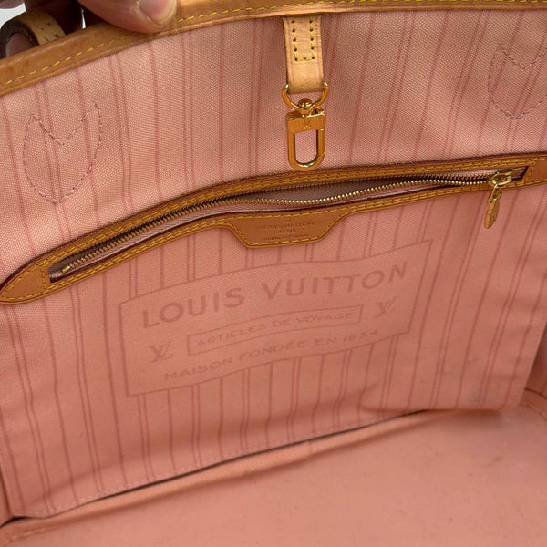 Louis Vuitton Neverfull Damier Azur - MM - Rose Ballerine