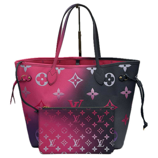 Louis Vuitton Neverfull MM - Giant Monogram - Spring In The City - Midnight Fuschia