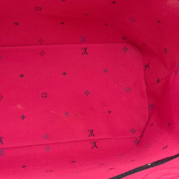 Louis Vuitton Neverfull MM - Giant Monogram - Spring In The City - Midnight Fuschia