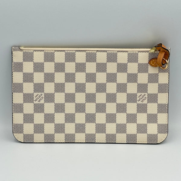 Louis Vuitton Neverfull MM Damier Azur - Braided - Orange