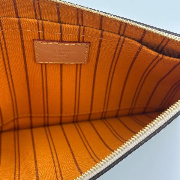 Louis Vuitton Neverfull MM Damier Azur - Braided - Orange
