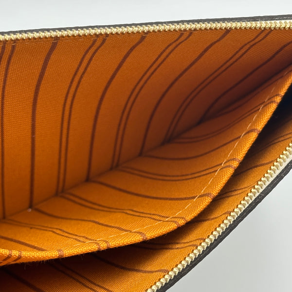 Louis Vuitton Neverfull MM Damier Azur - Braided - Orange