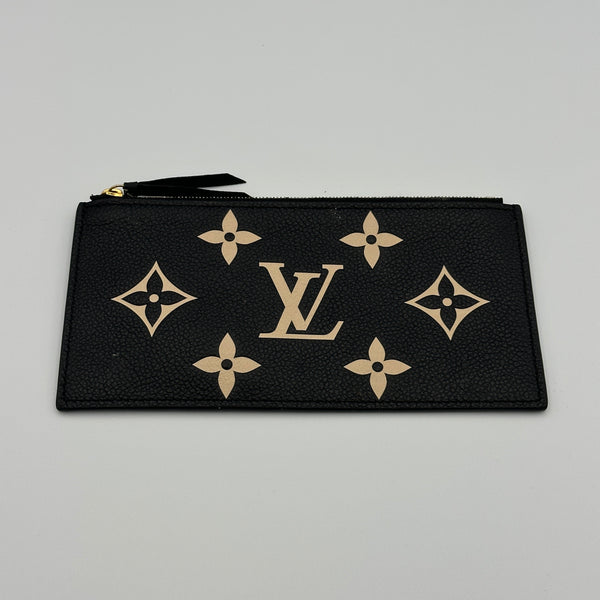 Louis Vuitton Pochette Félicie - Monogram Empriente Leather -Black / Beige