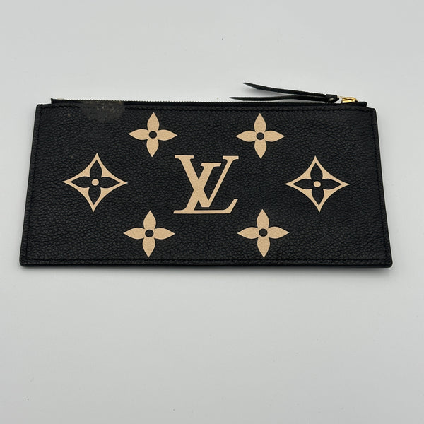 Louis Vuitton Pochette Félicie - Monogram Empriente Leather -Black / Beige