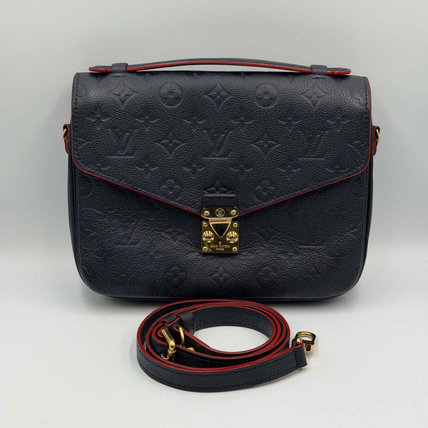 Louis Vuitton Pochette Metis - Monogram Empreinte - Marine Rouge