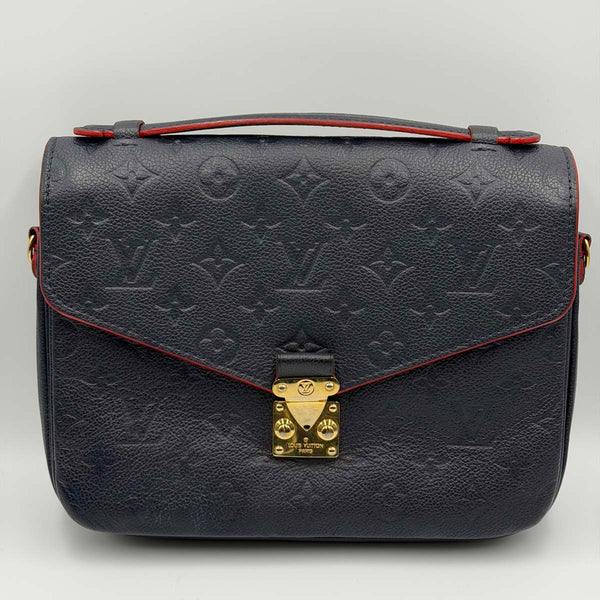 Louis Vuitton Pochette Metis - Monogram Empreinte - Marine Rouge