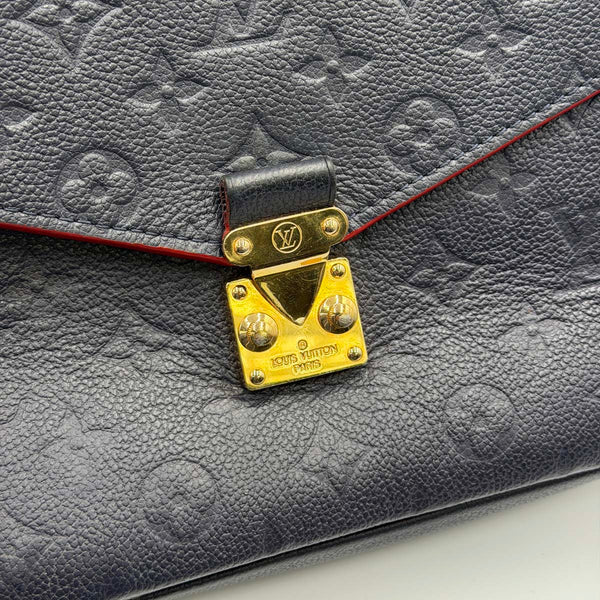 Louis Vuitton Pochette Metis - Monogram Empreinte - Marine Rouge