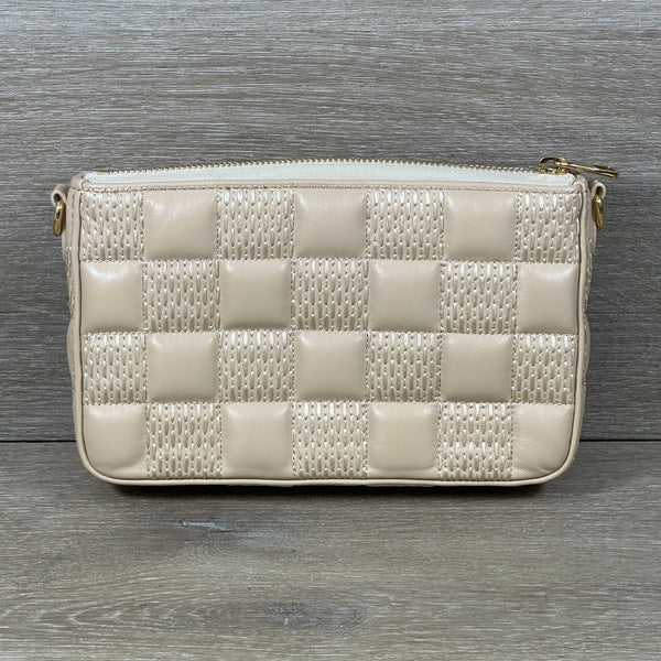 Louis Vuitton Quilted Lambskin Troca Pochette - Beige - Chicago Pawners & Jewelers