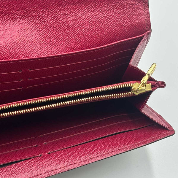 Louis Vuitton Sarah Wallet Monogram Canvas - Fuchsia