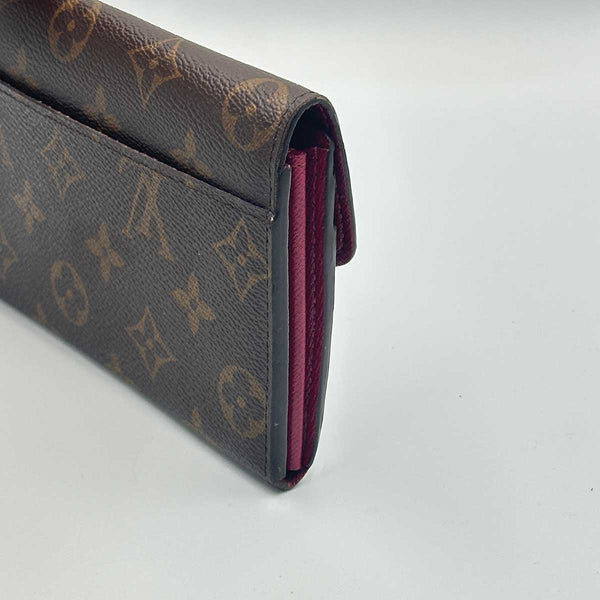 Louis Vuitton Sarah Wallet Monogram Canvas - Fuchsia