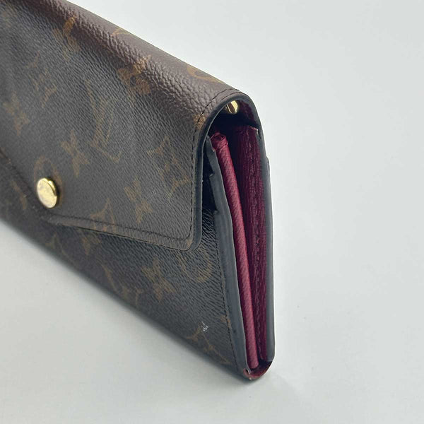 Louis Vuitton Sarah Wallet Monogram Canvas - Fuchsia