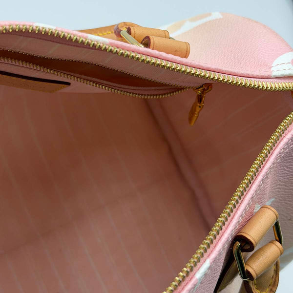 Louis Vuitton Speedy 25 Bandouliere Giant Monogram By The Pool - Sunset