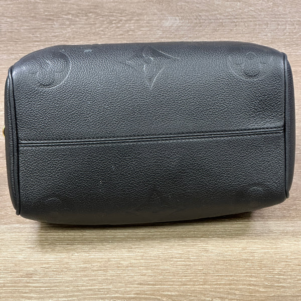 Louis Vuitton Speedy Bandoulière 25 - Giant Empriente Leather - Black - Chicago Pawners & Jewelers