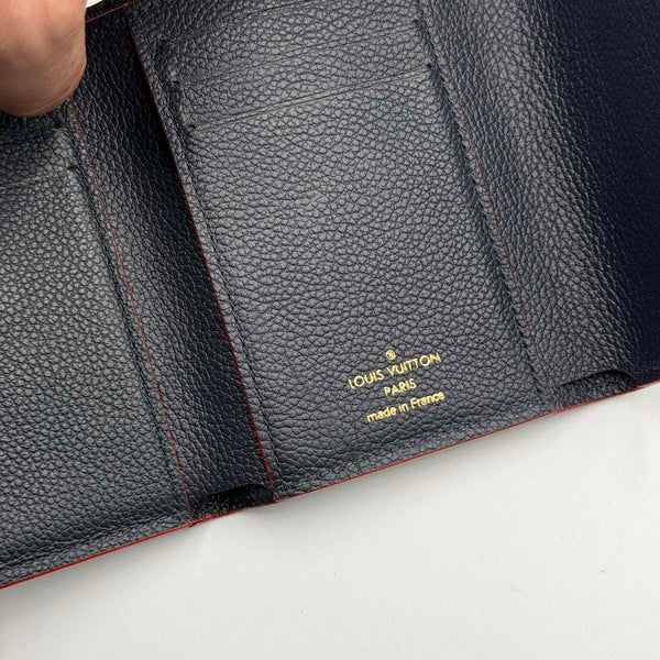Louis Vuitton Victorine Wallet - Monogram Empreinte - Marine Rouge