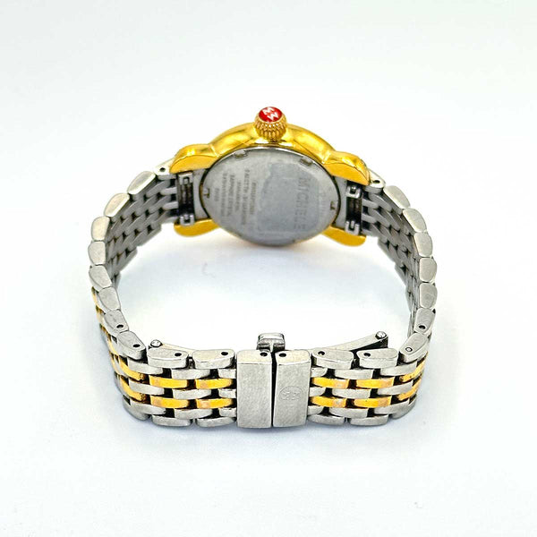Michele CSX Petite, Diamond Bezel, Two-tone watch - Chicago Pawners & Jewelers