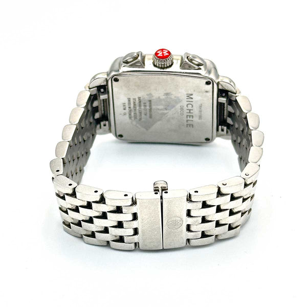 Michele Deco Diamond Stainless Steel Watch - Chicago Pawners & Jewelers