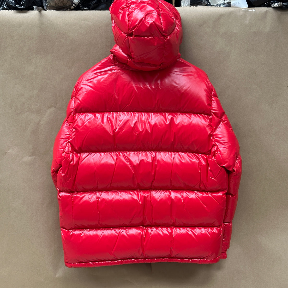 Moncler Men's Maya Red Puffer Jacket - Size 7 | Chicago Pawners & Jewelers
