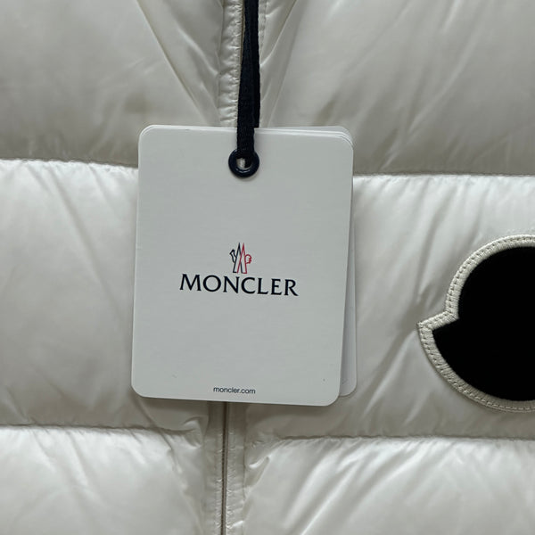 Moncler Sassiere Giubbotto Down Jacket White - Size 7