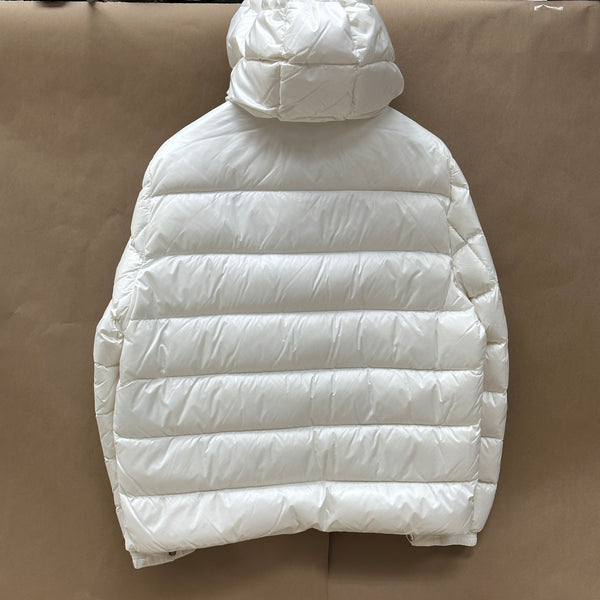 Moncler Sassiere Giubbotto Down Jacket White - Size 7