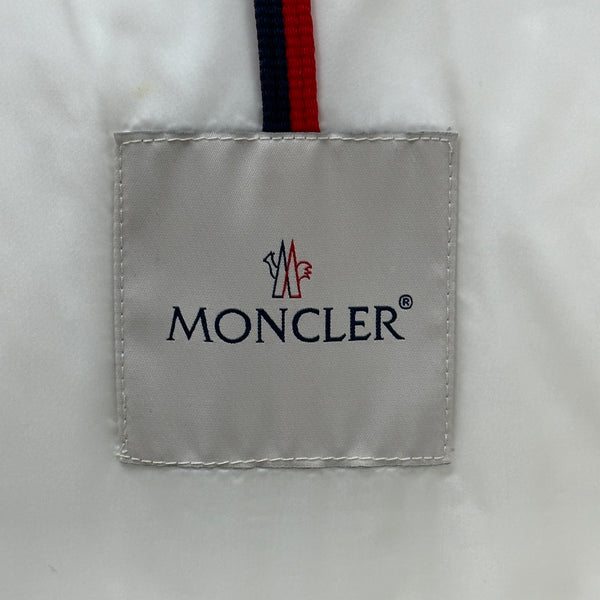 Moncler Sassiere Giubbotto Down Jacket White - Size 7