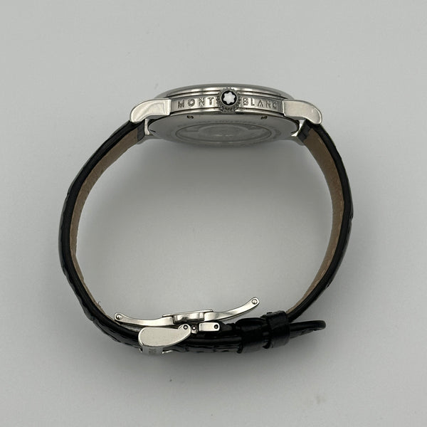 Montblanc Star Date Automatic - Black Dial, Black leather band
