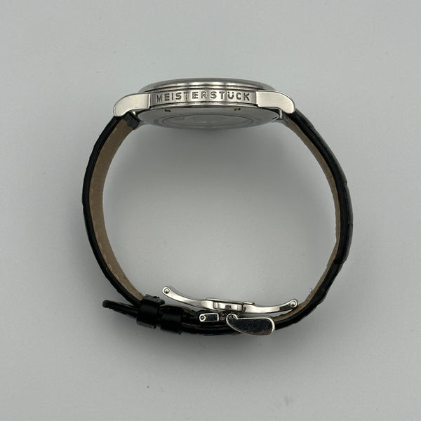 Montblanc Star Date Automatic - Black Dial, Black leather band