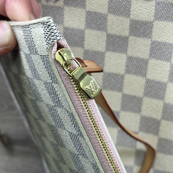 Louis Vuitton Neverfull MM - Damier Azur - Chicago Pawners & Jewelers