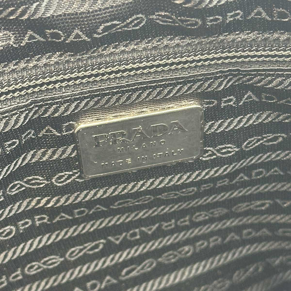 Prada Black Leather Top Handle Bag