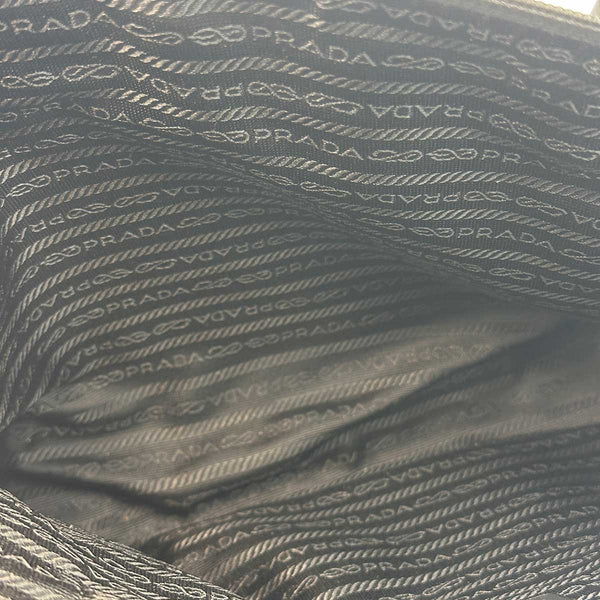 Prada Black Leather Top Handle Bag