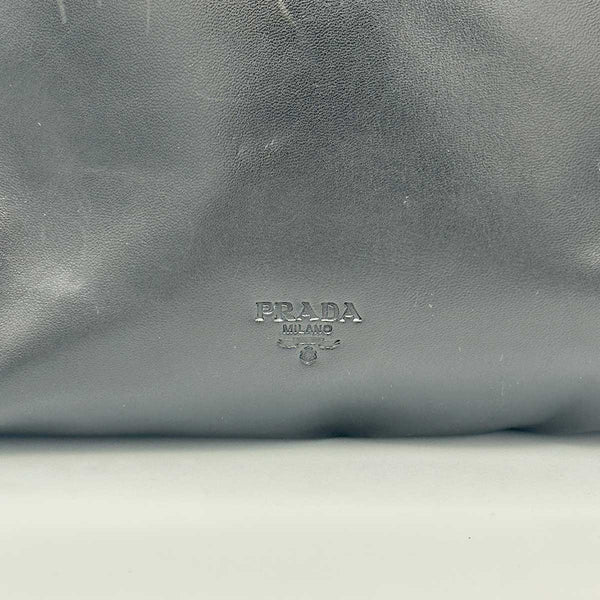 Prada Black Leather Top Handle Bag