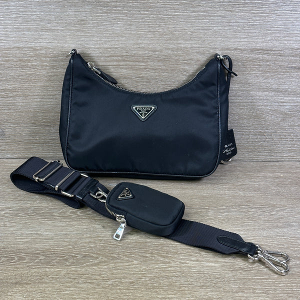 Prada nylon bag with coin purse Clearance