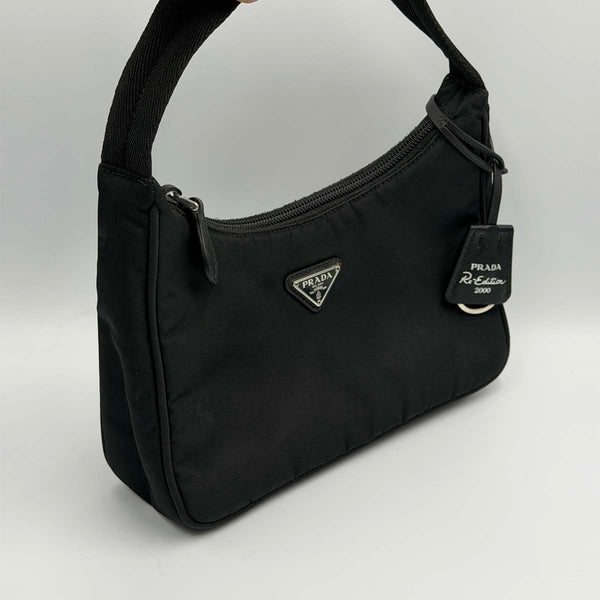 Prada Re-Edition 2000 Mini Bag in Black Nylon