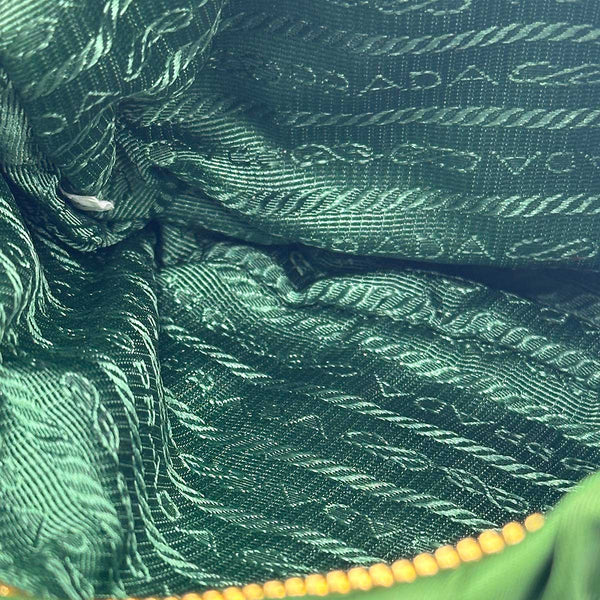Prada Tessuto Gaufre Shoulder Bag - Green