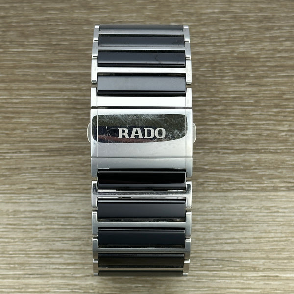 Rado Integral Quartz Black Dial - Ceramic and Stainless Steel