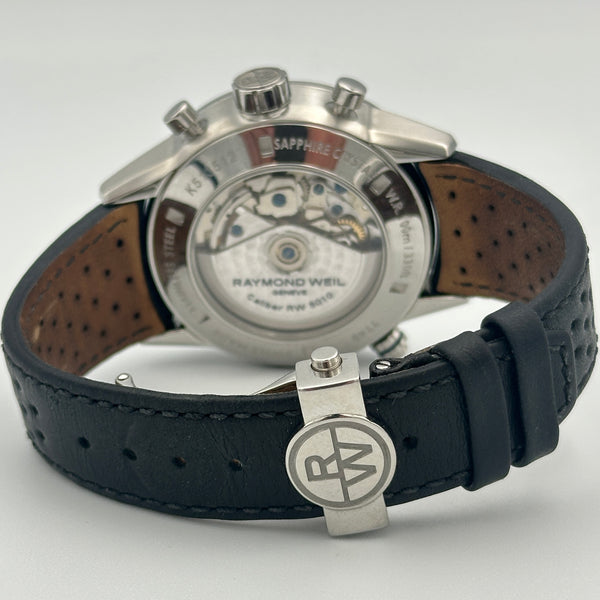 Raymond Weil Freelancer Chronograph - Silver Dial, Navy Blue