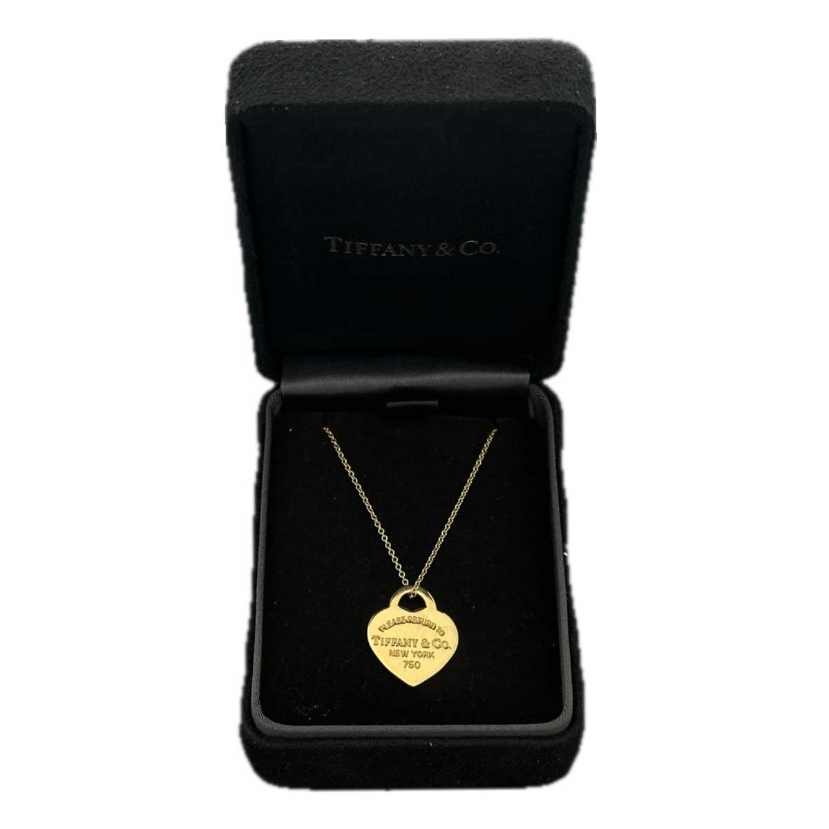 Return to Tiffany® Heart Tag Pendant in 18k Yellow Gold 18