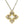 Roberto Coin Petite Venetian Princess Diamond and Satin Finish Flower Necklace - Classic Size - 18K Yellow Gold