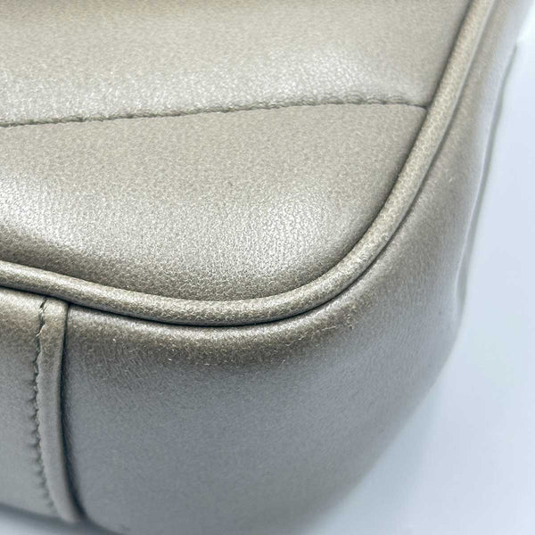 Saint Laurent LouLou Mini Bag in Lambskin - Strong Dark Moss
