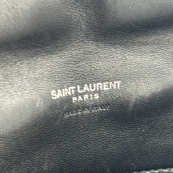 Saint Laurent Loulou Puffer Pouch Clutch - Black