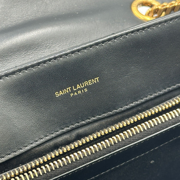 Saint Laurent Medium LouLou - Black with Gold Hardware