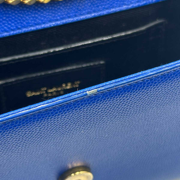 Saint Laurent Small Monogram Kate Crossbody Bag - Blue