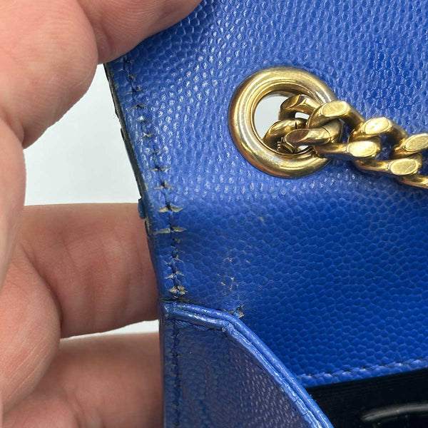 Saint Laurent Small Monogram Kate Crossbody Bag - Blue