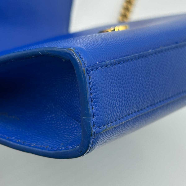 Saint Laurent Small Monogram Kate Crossbody Bag - Blue