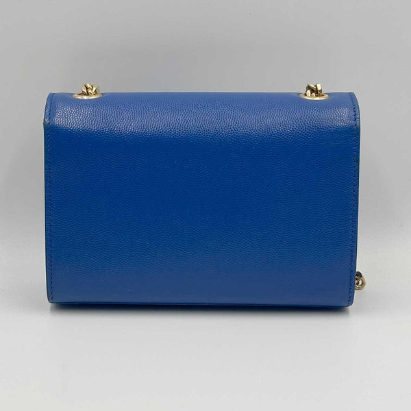 Saint Laurent Small Monogram Kate Crossbody Bag - Blue