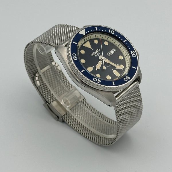 Seiko 5 Sports Watch - Stainless Steel - Blue Dial