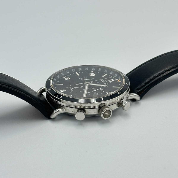 Shinola Canfield Sport Chronograph Watch - Black Dial