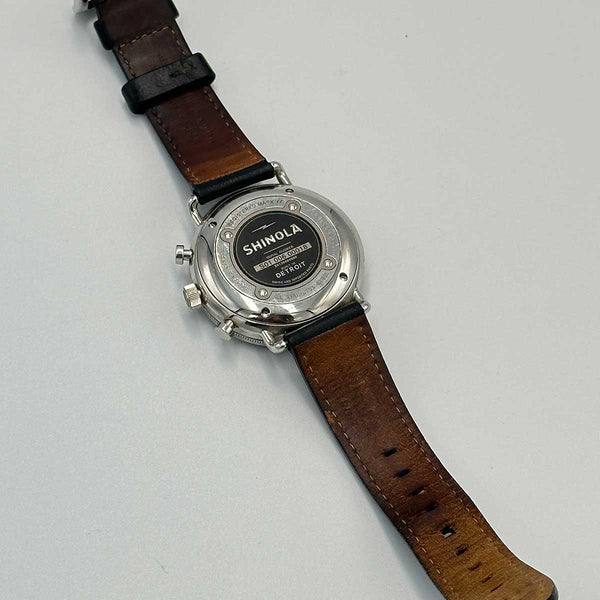 Shinola Canfield Sport Chronograph Watch - Black Dial