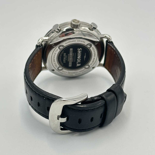 Shinola Canfield Sport Chronograph Watch - Black Dial