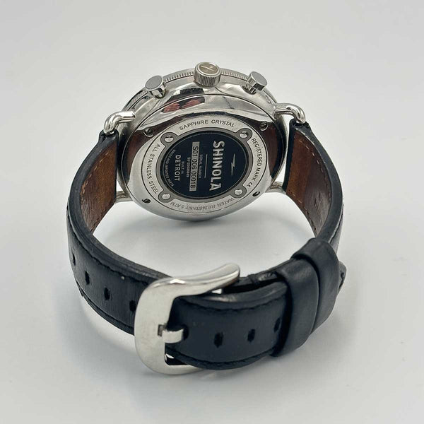 Shinola Canfield Sport Chronograph Watch - Black Dial