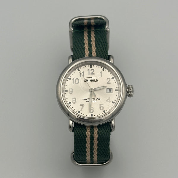Shinola Runwell 36mm - Silver Dial